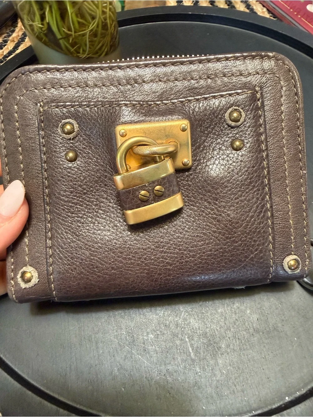 Chloe Paddington Brown Leather Wallet